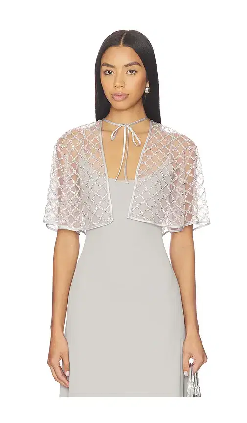 fleur du mal Embellished Cape
