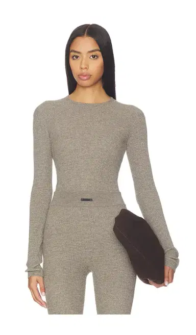 Fear of God Essentials Waffle Long Sleeve Top | Thumbnail 1