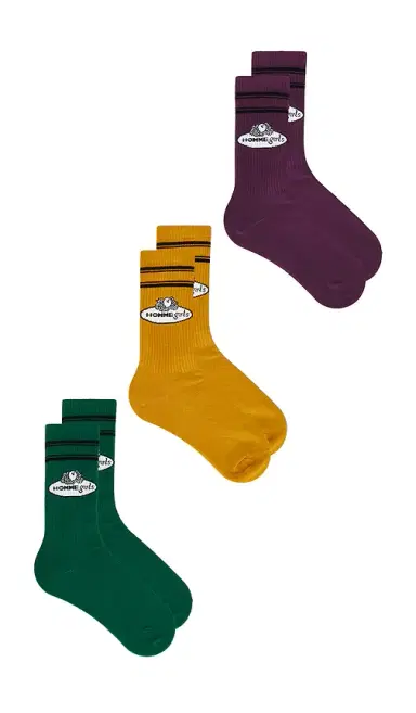 Hommegirls X Fruit Of The Loom Crew Socks 3-pack | Thumbnail 2 Hommegirls X Fruit Of The Loom Crew Socks 3-pack | Thumbnail 2