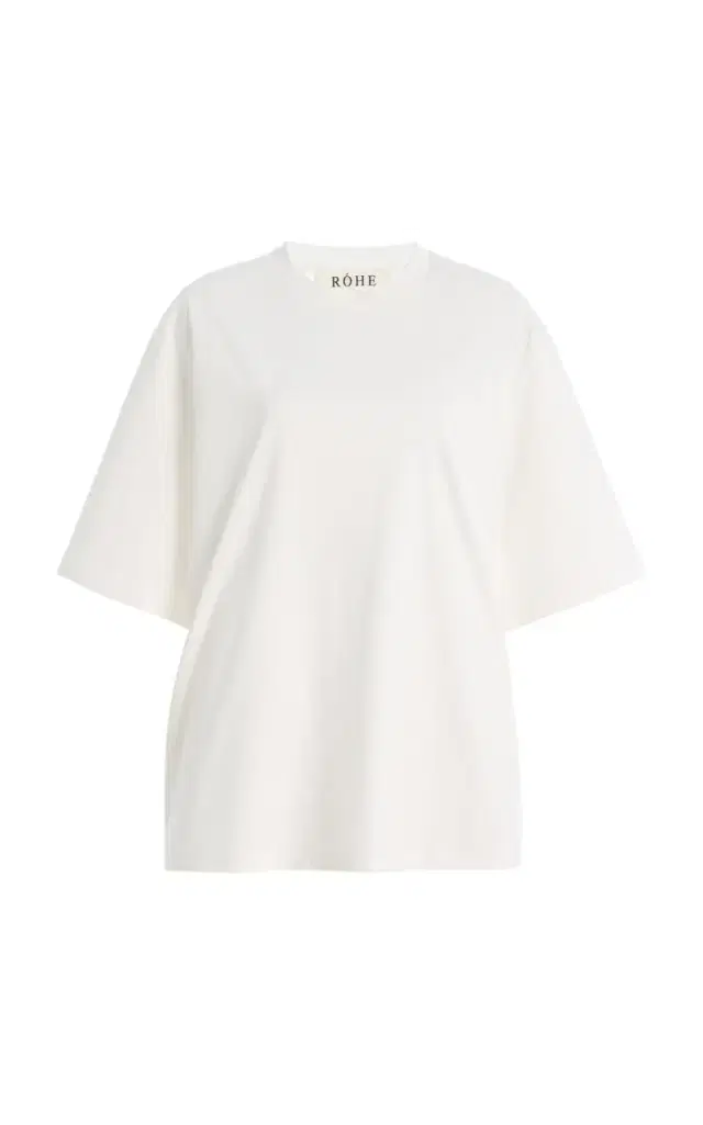 Oversized Cotton-Silk T-Shirt
