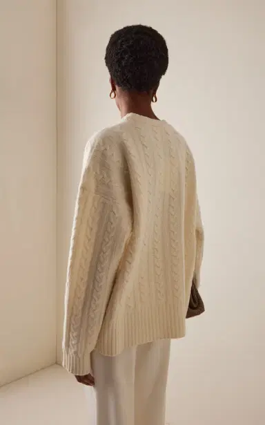 Róhe Cable-Knit Wool Sweater | Thumbnail 4