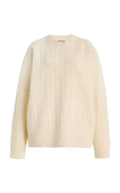 Róhe Cable-Knit Wool Sweater | Thumbnail 1