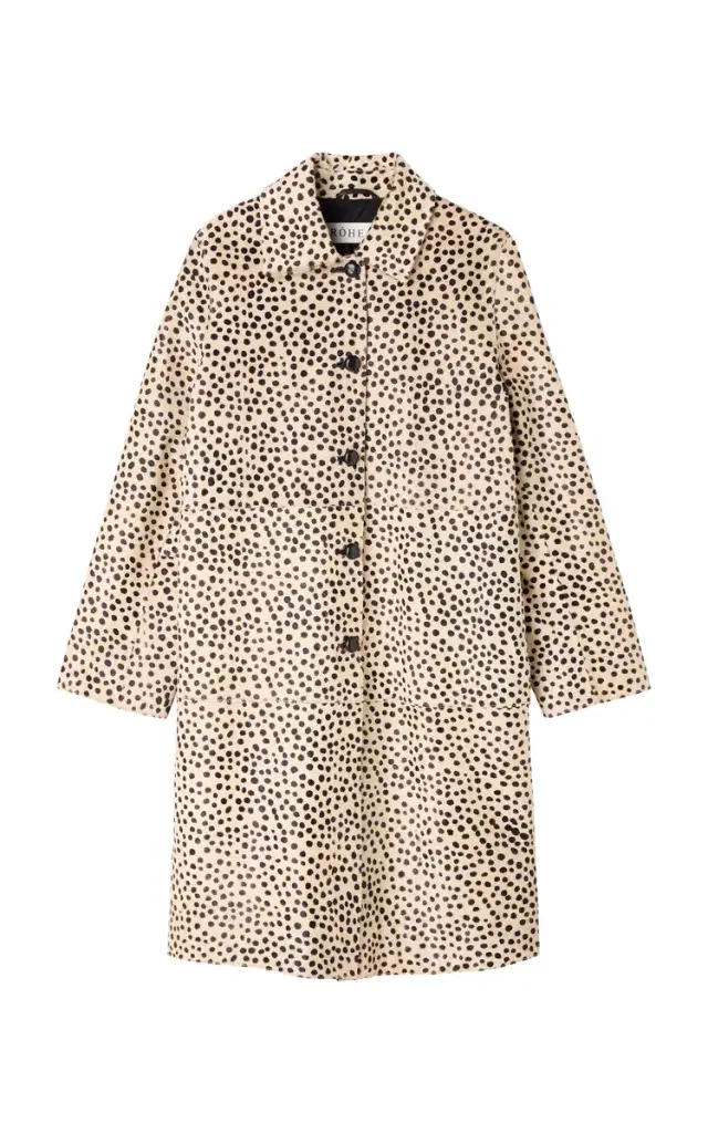Cheetah Pony Hair Coat