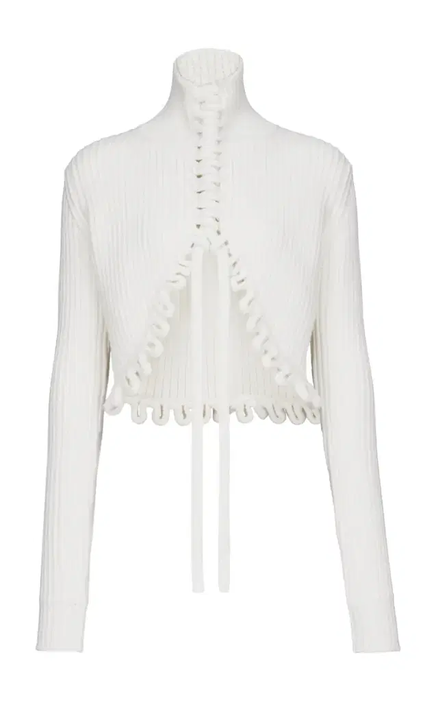 Cropped Wool Sweater