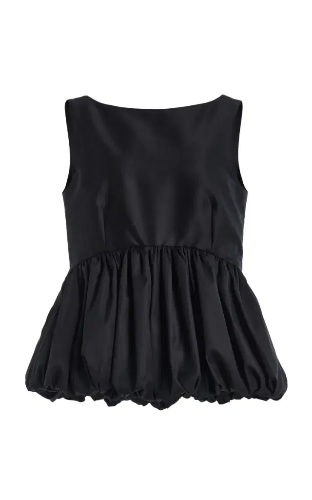 Róhe Voluminous Wool Peplum Top