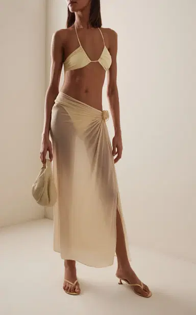 Maygel Coronel Pollera Jersey Maxi Skirt | Thumbnail 2 Maygel Coronel Pollera Jersey Maxi Skirt | Thumbnail 2