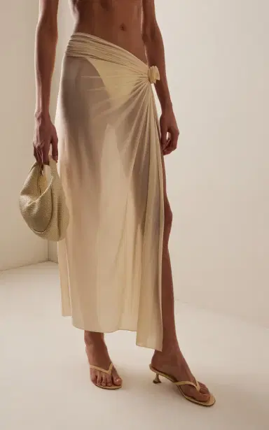 Maygel Coronel Pollera Jersey Maxi Skirt | Thumbnail 3 Maygel Coronel Pollera Jersey Maxi Skirt | Thumbnail 3