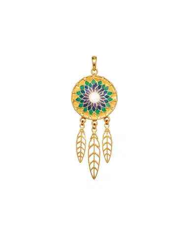 Wish Fine Jewelry 14K Gold Catch dreams pendant | Thumbnail 2 Wish Fine Jewelry 14K Gold Catch dreams pendant | Thumbnail 2