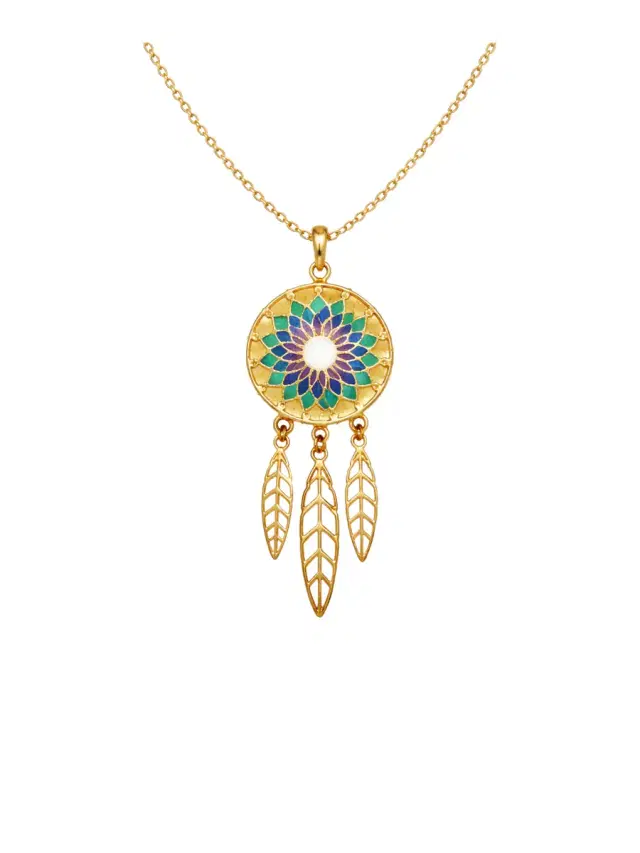 Wish Fine Jewelry 14K Gold Catch dreams pendant