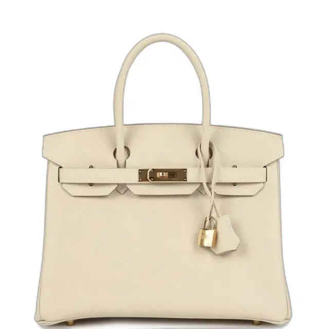 Hermes Special Order (HSS) Birkin 30 Craie Togo Permabrass Hardware