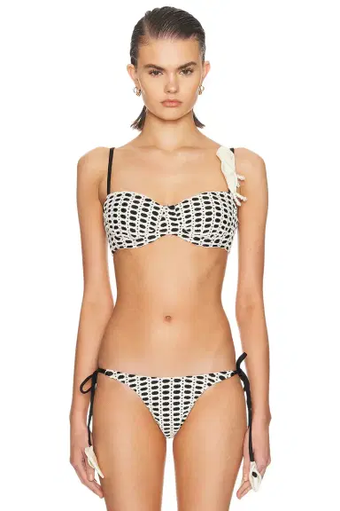 PatBo Selene Mesh Color Block Bikini Top | Thumbnail 1 PatBo Selene Mesh Color Block Bikini Top | Thumbnail 1