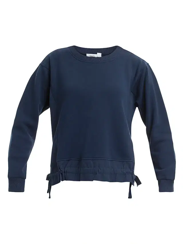 Women's Woven Side Panels Sweatshirt - Naval Academy