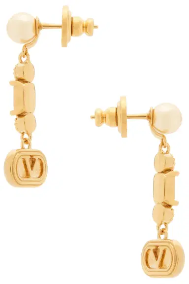 Valentino Garavani Ovalette Perla Earrings | Thumbnail 3