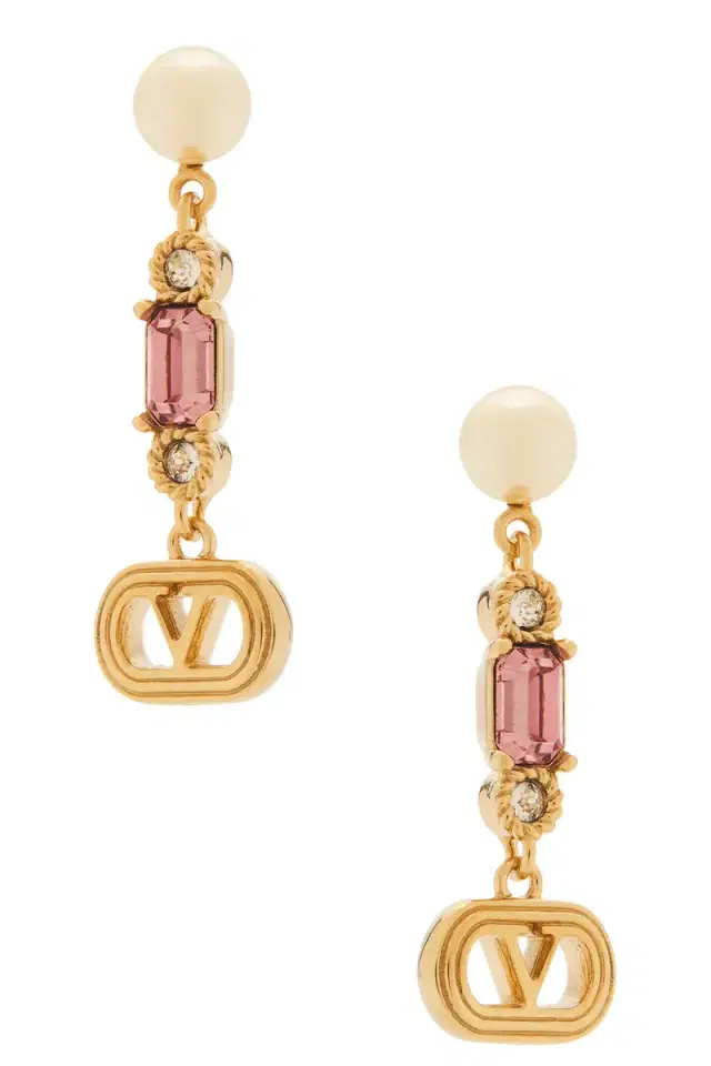 Valentino Garavani Ovalette Perla Earrings