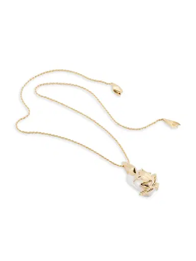 Bottega Veneta Women's Rana 18K-Gold-Plated & Cultured Freshwater Pearl Pendant Necklace - Gold | Thumbnail 3