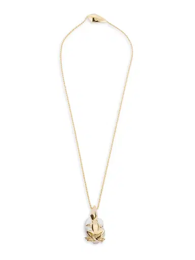 Bottega Veneta Women's Rana 18K-Gold-Plated & Cultured Freshwater Pearl Pendant Necklace - Gold | Thumbnail 1