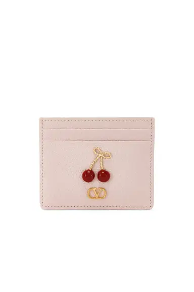 Valentino Garavani Cherry Logo Card Holder | Thumbnail 1