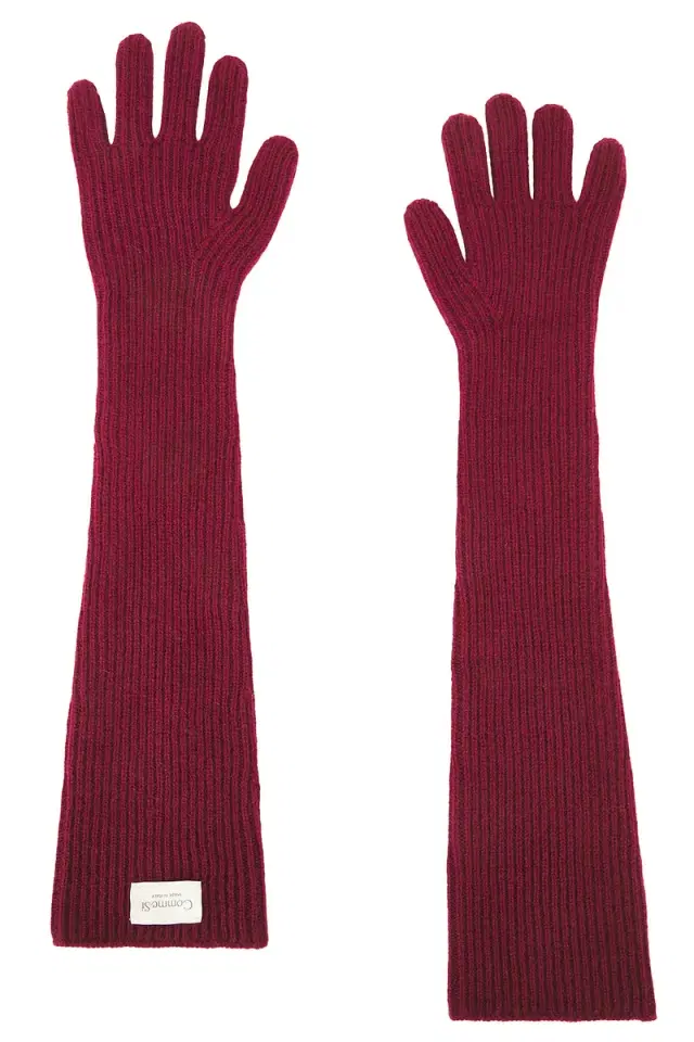 Comme Si Cashmere Long Gloves
