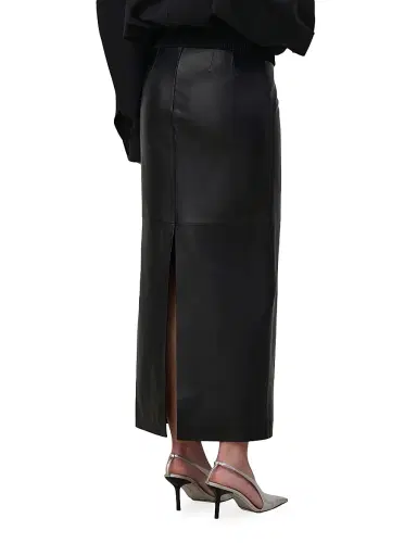 Armarium Women's Jackie Leather Pencil Midi-Skirt - Black | Thumbnail 5 Armarium Women's Jackie Leather Pencil Midi-Skirt - Black | Thumbnail 5