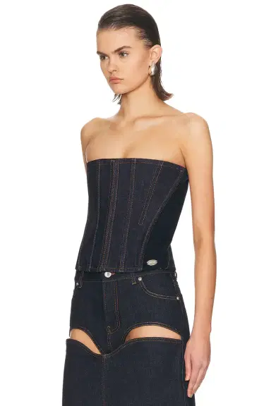 Jean Paul Gaultier Denim Corset Top | Thumbnail 2 Jean Paul Gaultier Denim Corset Top | Thumbnail 2