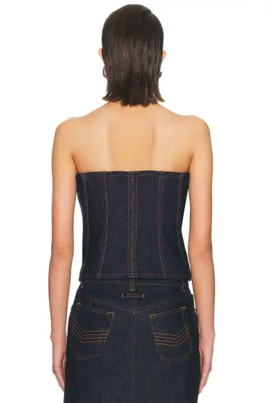 Jean Paul Gaultier Denim Corset Top | Thumbnail 3 Jean Paul Gaultier Denim Corset Top | Thumbnail 3