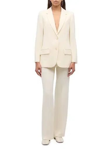 Joseph Women's Jackie Cady Tailored Jacket - Ivory - Size 12 | Thumbnail 2