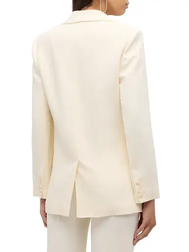 Joseph Women's Jackie Cady Tailored Jacket - Ivory - Size 12 | Thumbnail 5
