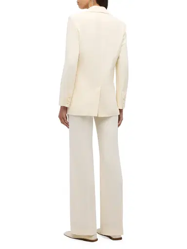 Joseph Women's Jackie Cady Tailored Jacket - Ivory - Size 12 | Thumbnail 6