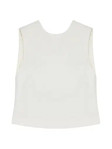 Armarium Women's Milli Round Neck Sleeveless Top - White - Size 10 | Thumbnail 1