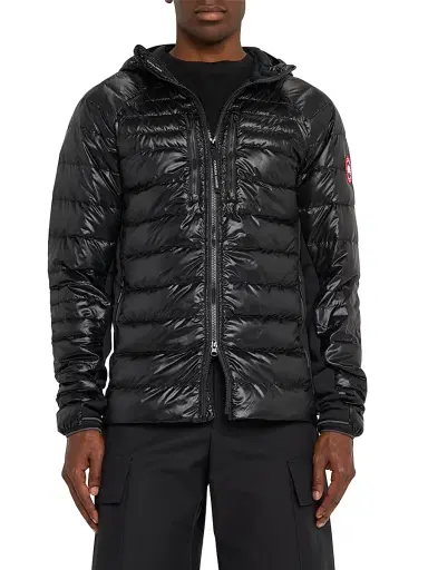Canada Goose Men's HyBridge Lite Down Hooded Jacket - Black | Thumbnail 3 Canada Goose Men's HyBridge Lite Down Hooded Jacket - Black | Thumbnail 3