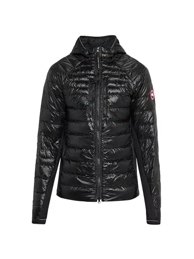 Canada Goose Men's HyBridge Lite Down Hooded Jacket - Black | Thumbnail 1 Canada Goose Men's HyBridge Lite Down Hooded Jacket - Black | Thumbnail 1
