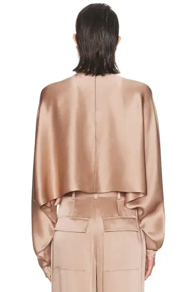 Lapointe Satin Caftan Top | Thumbnail 3 Lapointe Satin Caftan Top | Thumbnail 3