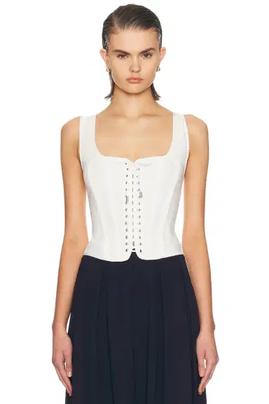 Ralph Lauren Collection Kat Corset Top | Thumbnail 1 Ralph Lauren Collection Kat Corset Top | Thumbnail 1