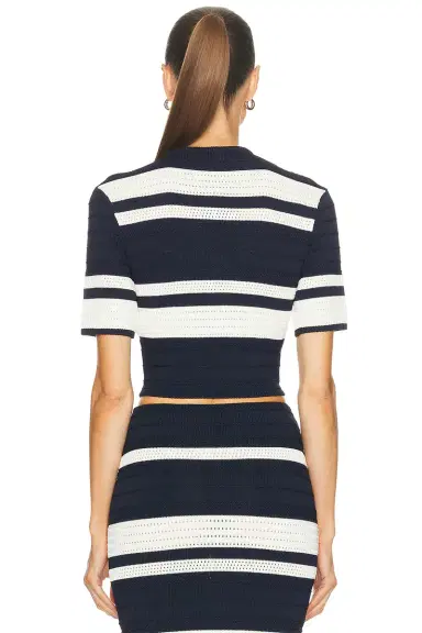 Ralph Lauren Collection Short Sleeve Top | Thumbnail 3 Ralph Lauren Collection Short Sleeve Top | Thumbnail 3