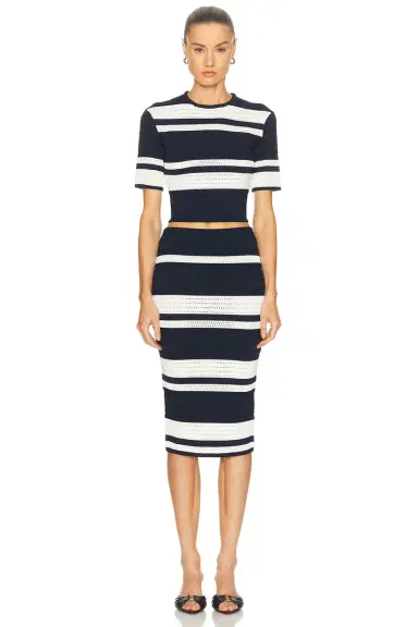Ralph Lauren Collection Short Sleeve Top | Thumbnail 4 Ralph Lauren Collection Short Sleeve Top | Thumbnail 4