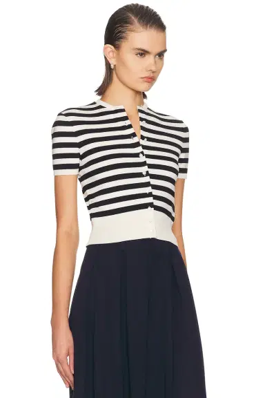 Ralph Lauren Collection Short Sleeve Cardigan | Thumbnail 2 Ralph Lauren Collection Short Sleeve Cardigan | Thumbnail 2