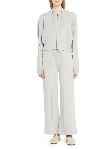 Blanc Noir Women's Allegra Cotton Wide-Leg Pants - Bright Blue - Size XL | Thumbnail 2 Blanc Noir Women's Allegra Cotton Wide-Leg Pants - Bright Blue - Size XL | Thumbnail 2