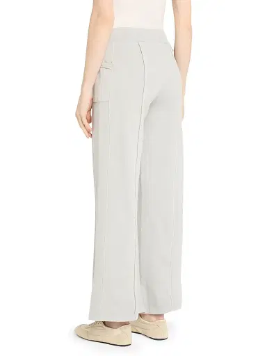 Blanc Noir Women's Allegra Cotton Wide-Leg Pants - Bright Blue - Size XL | Thumbnail 4 Blanc Noir Women's Allegra Cotton Wide-Leg Pants - Bright Blue - Size XL | Thumbnail 4
