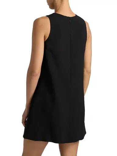 Stella McCartney Women's Crepe Shift Dress - Black - Size 12 | Thumbnail 5