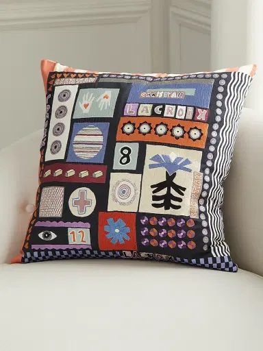 Christian Lacroix Bloc Note Mosaique Cushion | Thumbnail 1 Christian Lacroix Bloc Note Mosaique Cushion | Thumbnail 1