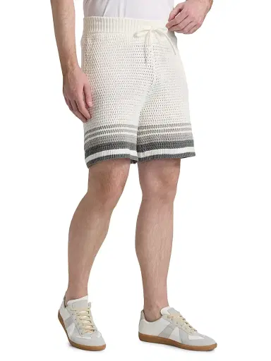 Casablanca Men's Crochet Cotton Shorts | Thumbnail 4 Casablanca Men's Crochet Cotton Shorts | Thumbnail 4