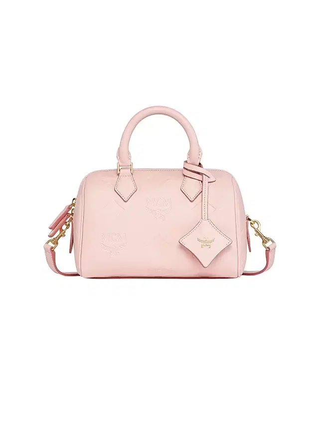 MCM Women's  Ella Leather Boston Bag - Lotus Pink