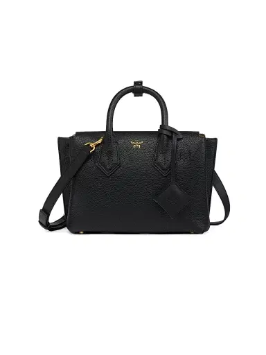 MCM Women's Milla Leather Tote Bag - Black | Thumbnail 1 MCM Women's Milla Leather Tote Bag - Black | Thumbnail 1