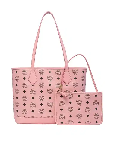 MCM Women's Small Liz Visetos Canvas Shopper Tote Bag | Thumbnail 3 MCM Women's Small Liz Visetos Canvas Shopper Tote Bag | Thumbnail 3