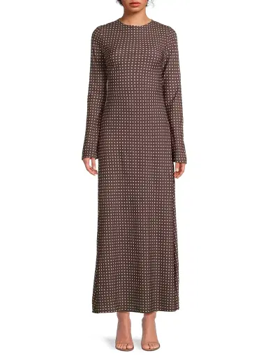 Faithfull The Brand Women's Mesa Polka-Dot Open-Back Maxi Dress | Thumbnail 3 Faithfull The Brand Women's Mesa Polka-Dot Open-Back Maxi Dress | Thumbnail 3