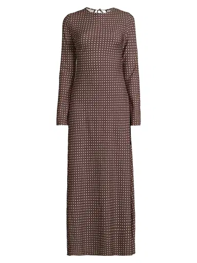 Faithfull The Brand Women's Mesa Polka-Dot Open-Back Maxi Dress | Thumbnail 1 Faithfull The Brand Women's Mesa Polka-Dot Open-Back Maxi Dress | Thumbnail 1
