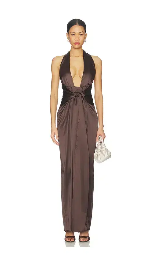 Calypso Halter Gown