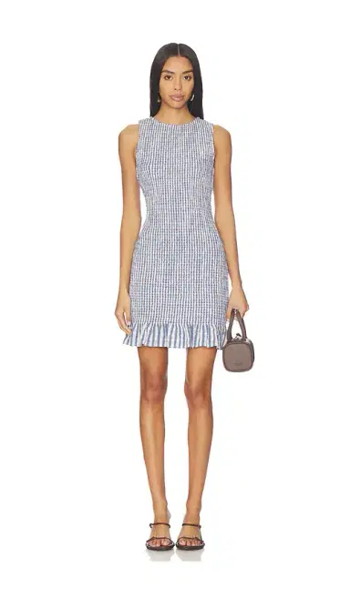 Onia Air Linen Smocked Boatneck Dress | Thumbnail 1 Onia Air Linen Smocked Boatneck Dress | Thumbnail 1