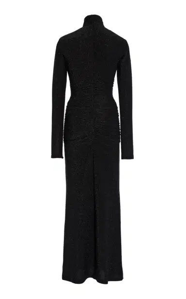 Carolina Herrera Lurex Jersey Turtleneck Midi Dress | Thumbnail 3 Carolina Herrera Lurex Jersey Turtleneck Midi Dress | Thumbnail 3