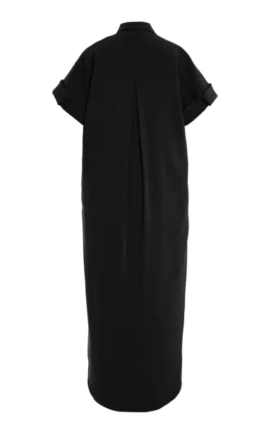 Brandon Maxwell The Emory Relaxed Twill Shirt Midi Dress | Thumbnail 3